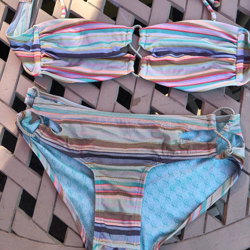 VICTORIA's SECRET Bikini Sz Medium Multi color